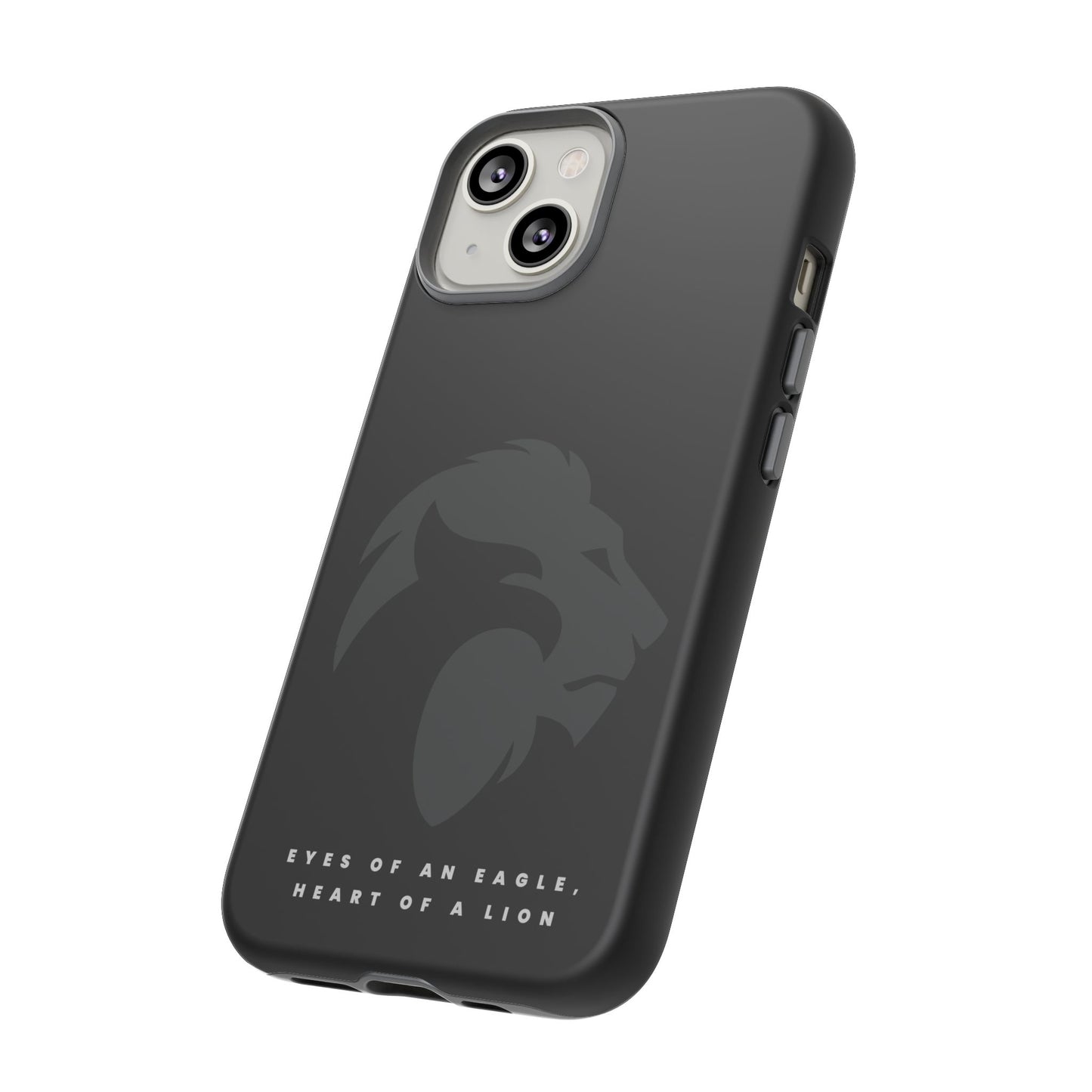 motivational black eagle & lion Tough Cases