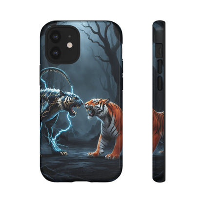 Phone Case - Lion vs Alien Tough Case