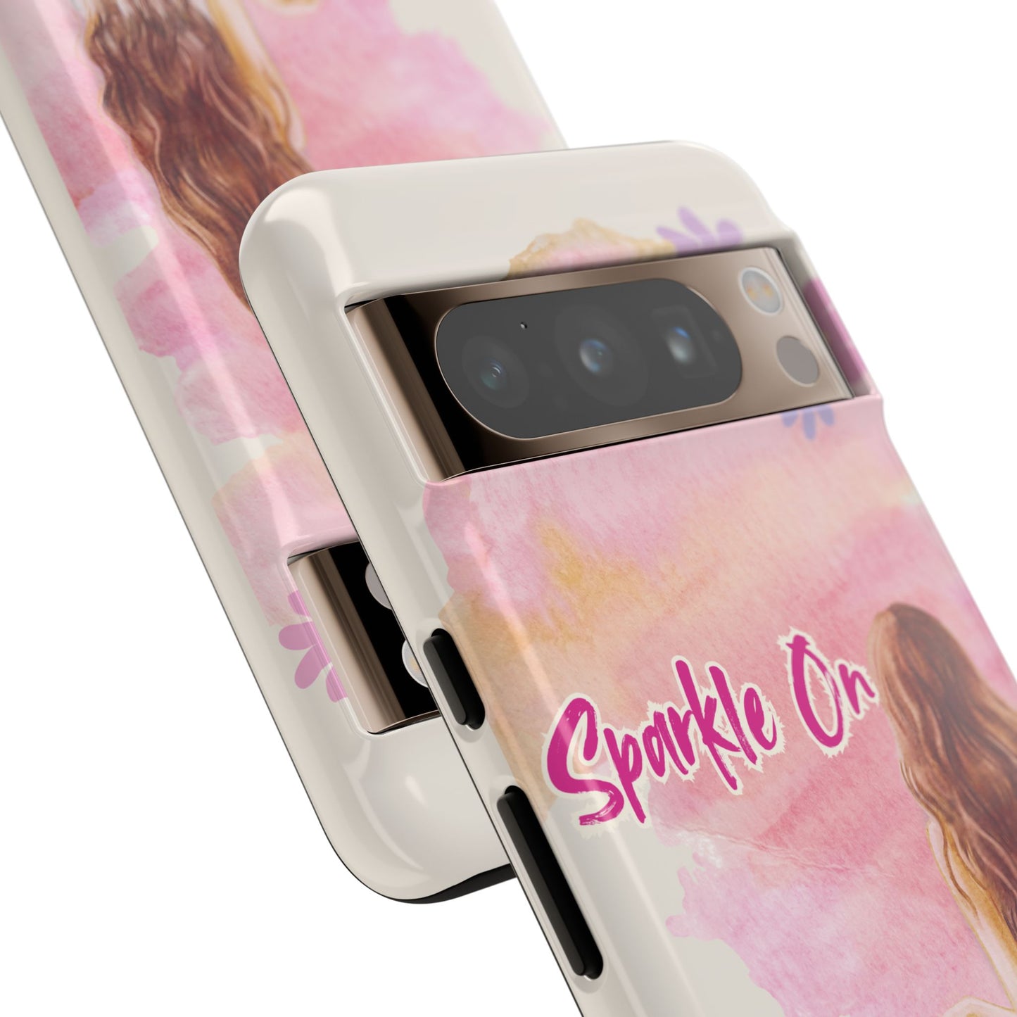 Phone Case - Sparkle On, Girl Tough Case