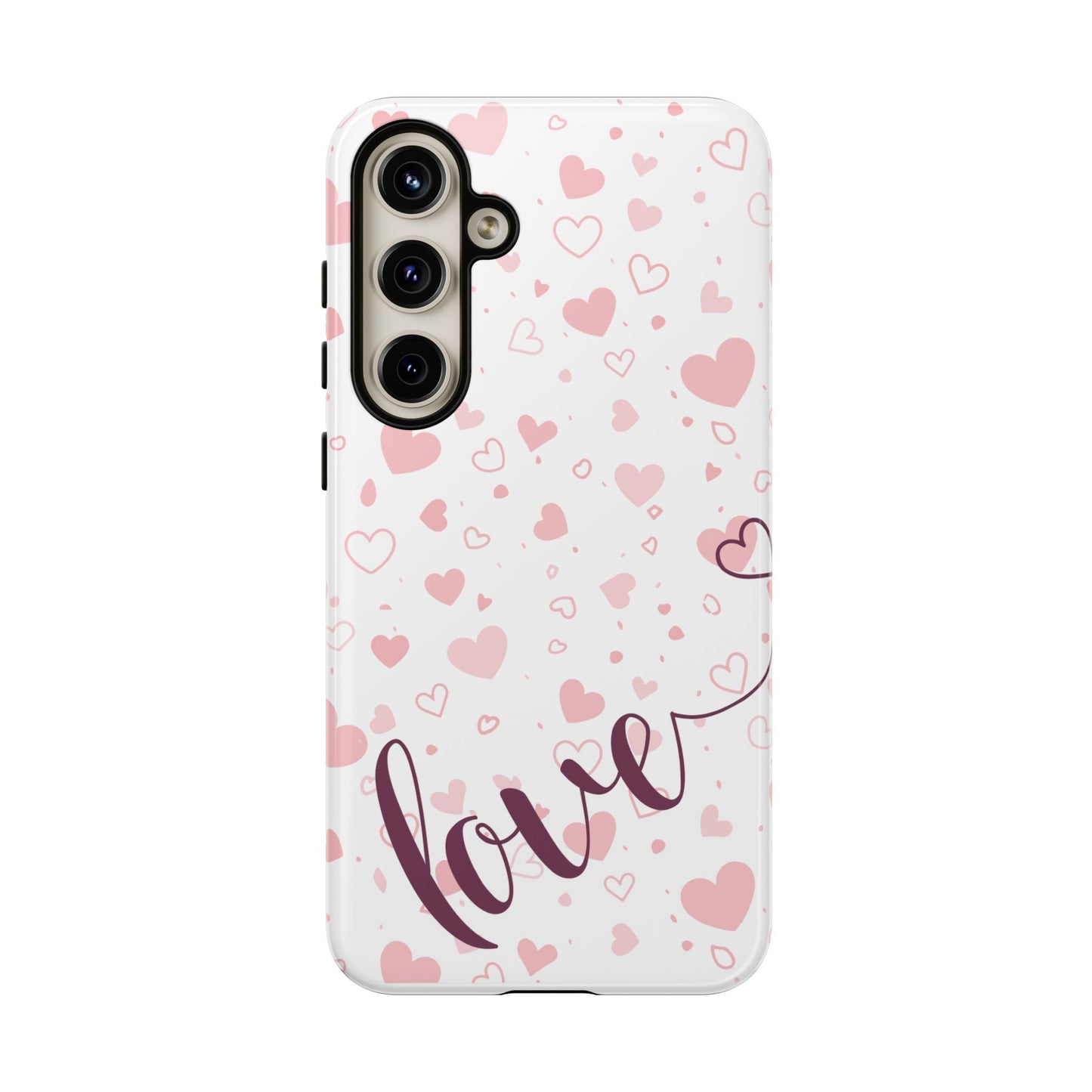 Phone Cases love light bg Tough Cases