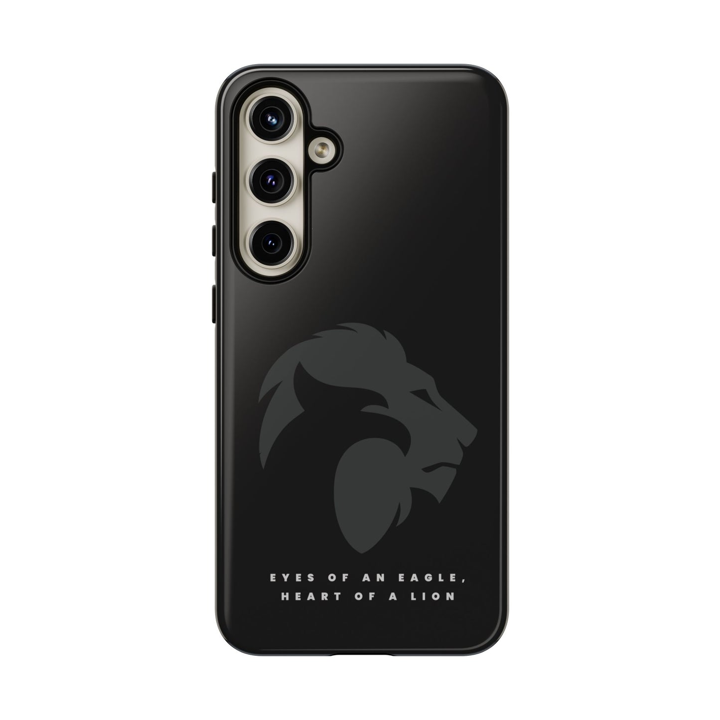 motivational black eagle & lion Tough Cases