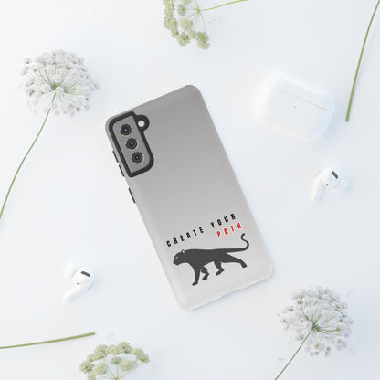 Tough Cases - Create Your Path Black Cat Phone Case