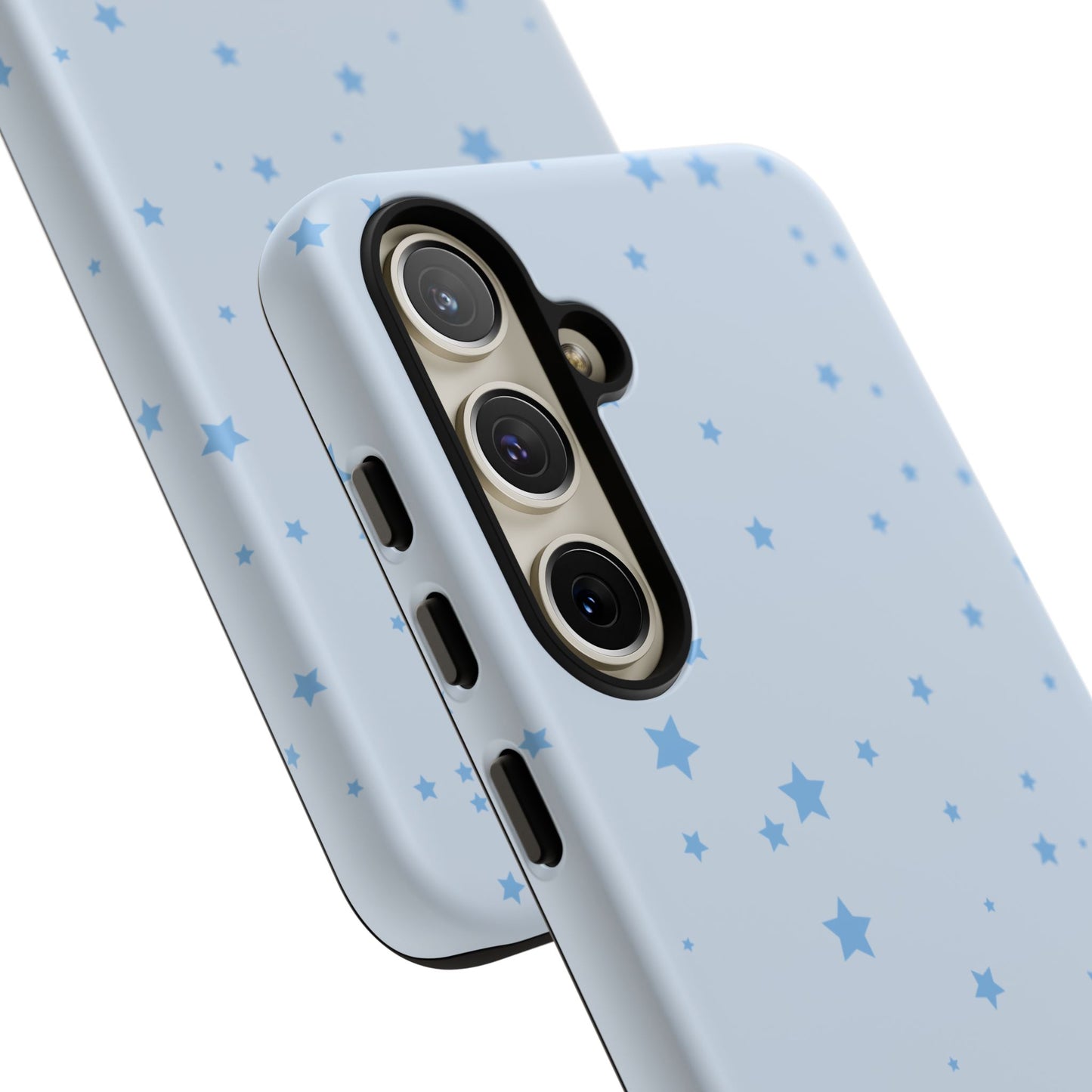 Phone Case - Blue Star in Light Blue Background Design