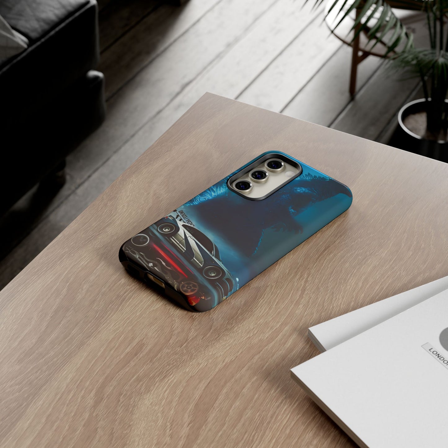 Phone Case - Car and Big Bear Design