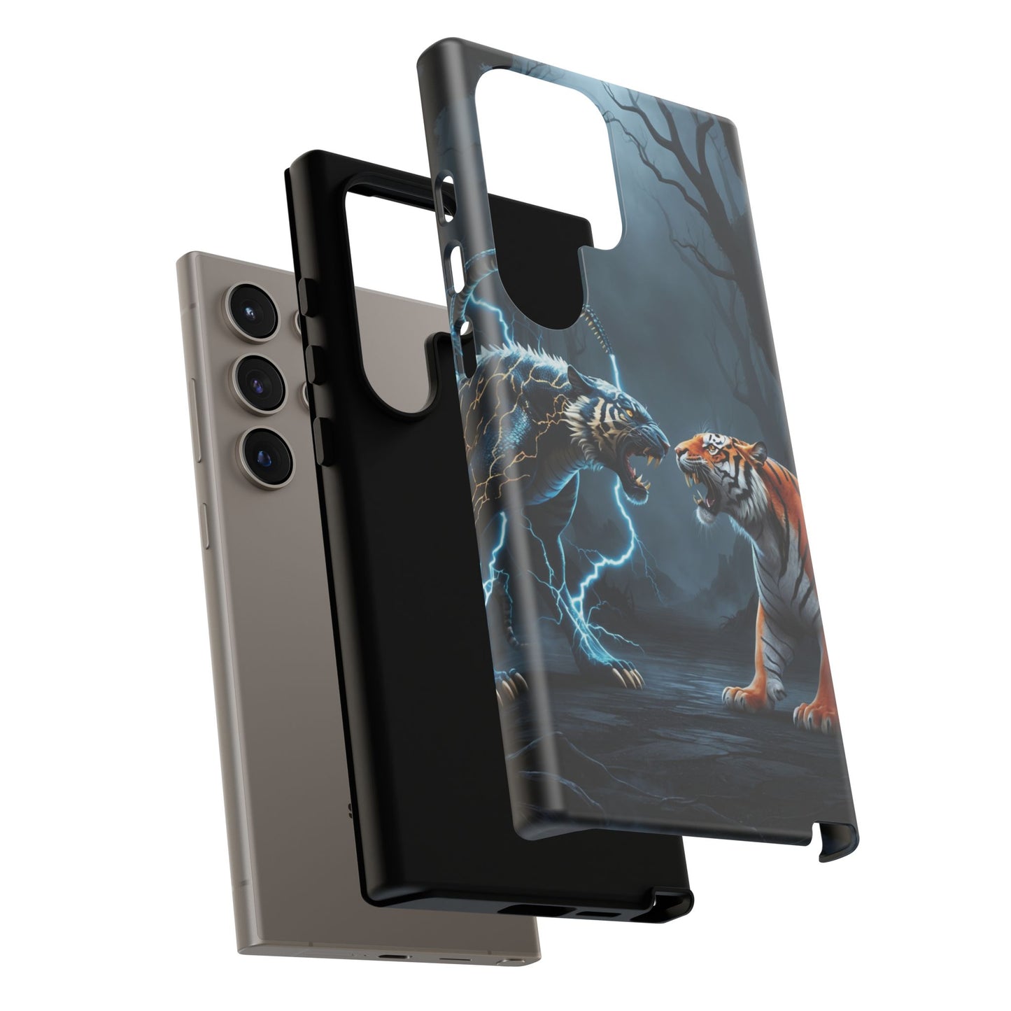 Phone Case - Lion vs Alien Tough Case