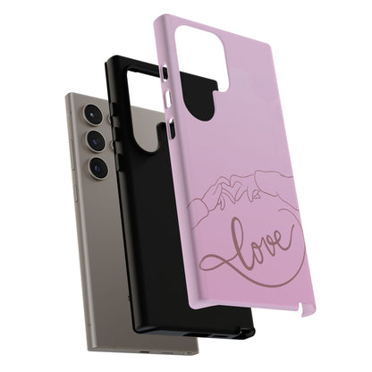 Phone Cases - Love Finger Heart Design