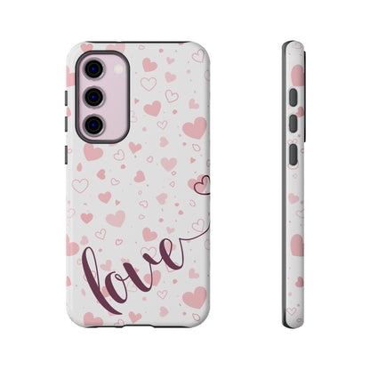 Phone Cases love light bg Tough Cases