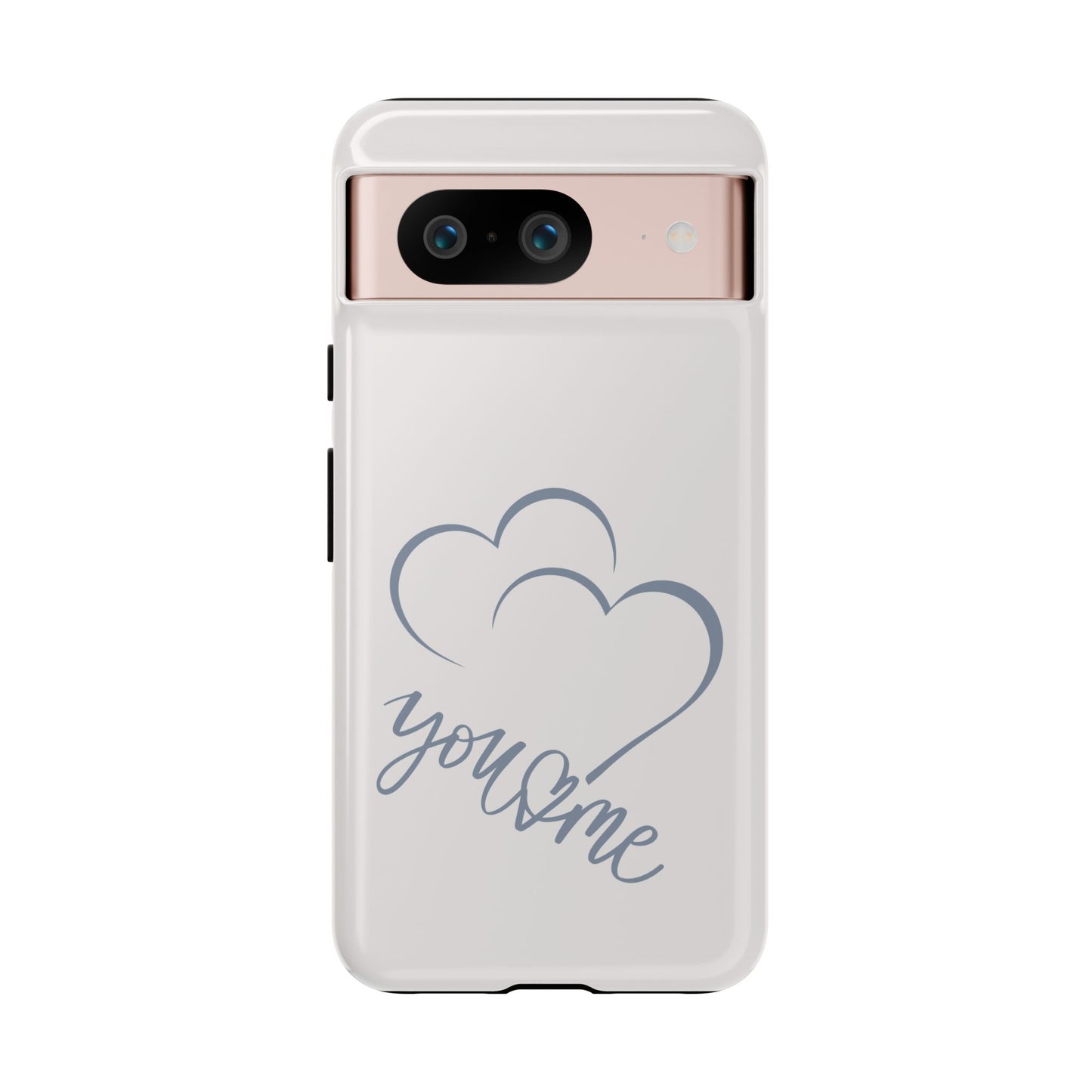 Phone Cases you and me 2 hearts Tough Cases