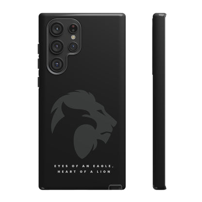 motivational black eagle & lion Tough Cases