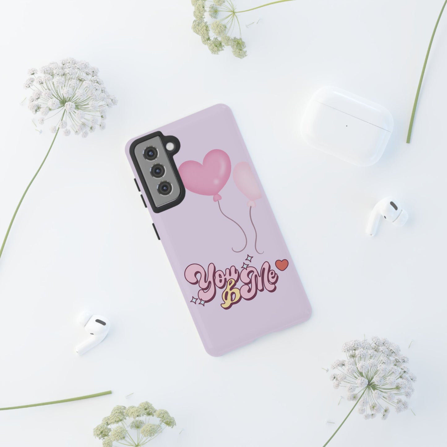 Phone Cases you and me 2 hearts ballon Tough Cases