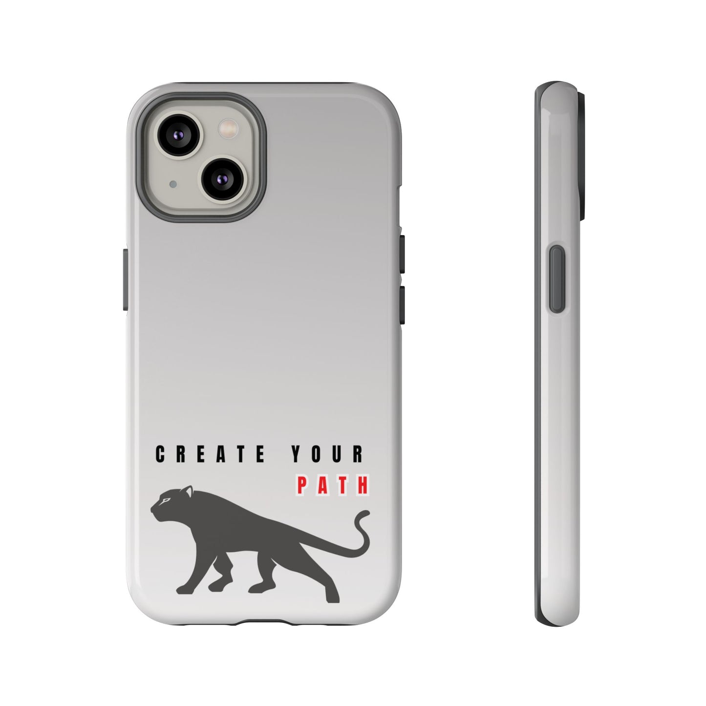 Tough Cases - Create Your Path Black Cat Phone Case