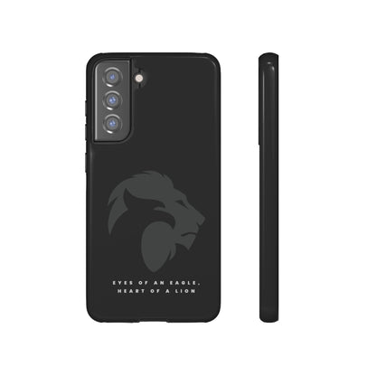 motivational black eagle & lion Tough Cases