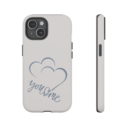 Phone Cases you and me 2 hearts Tough Cases