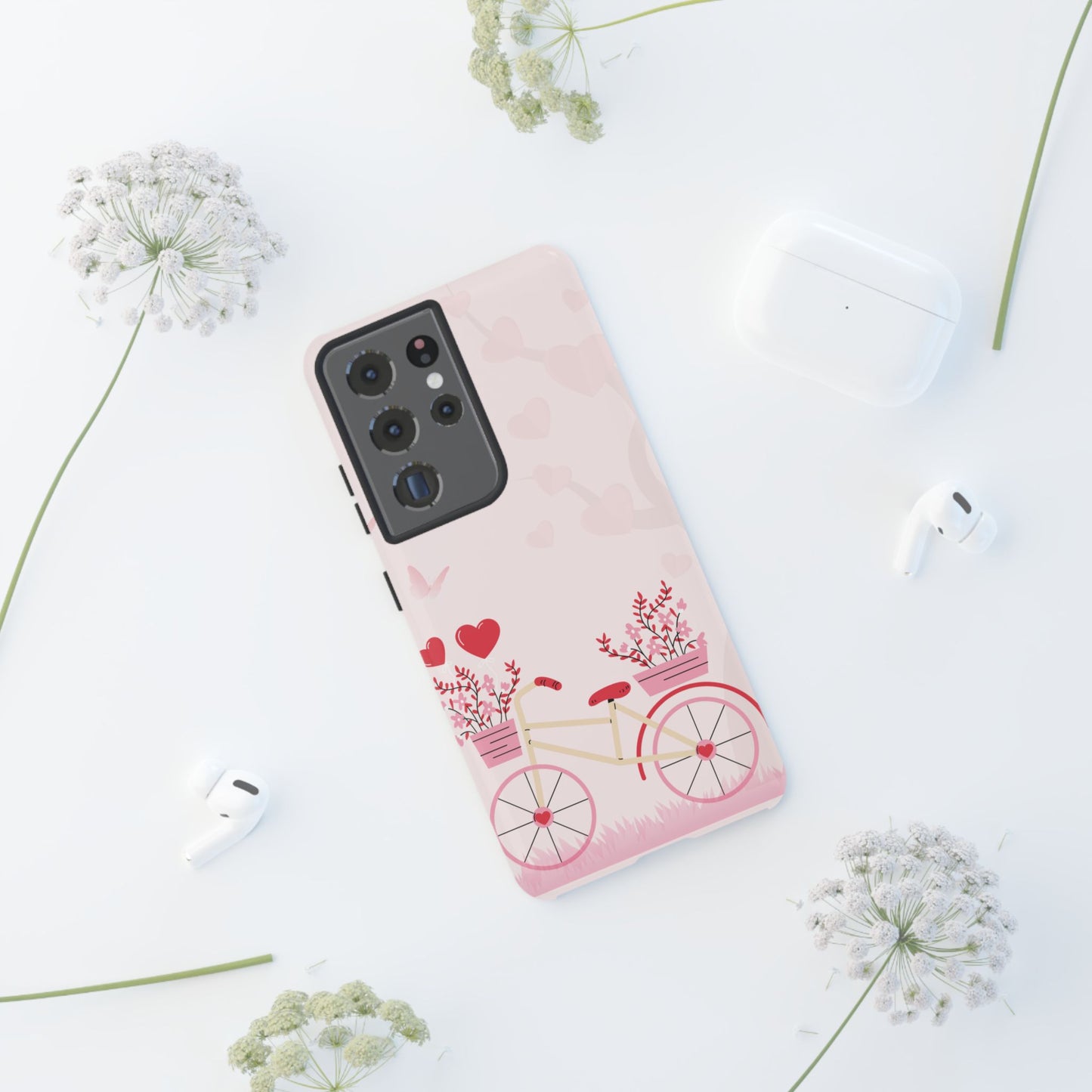 Phone Cases - Pink Cycle Pattern