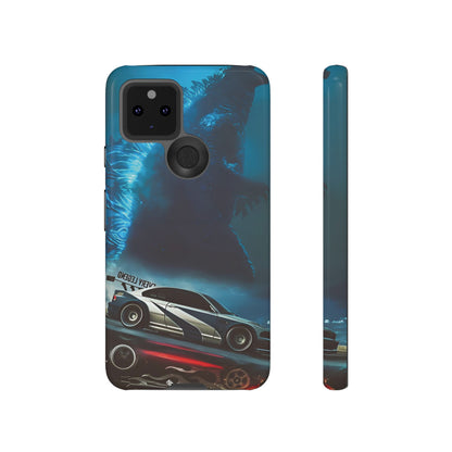 Phone Case - Car and Big Bear Design