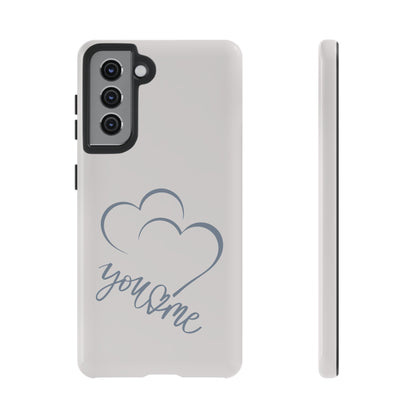 Phone Cases you and me 2 hearts Tough Cases