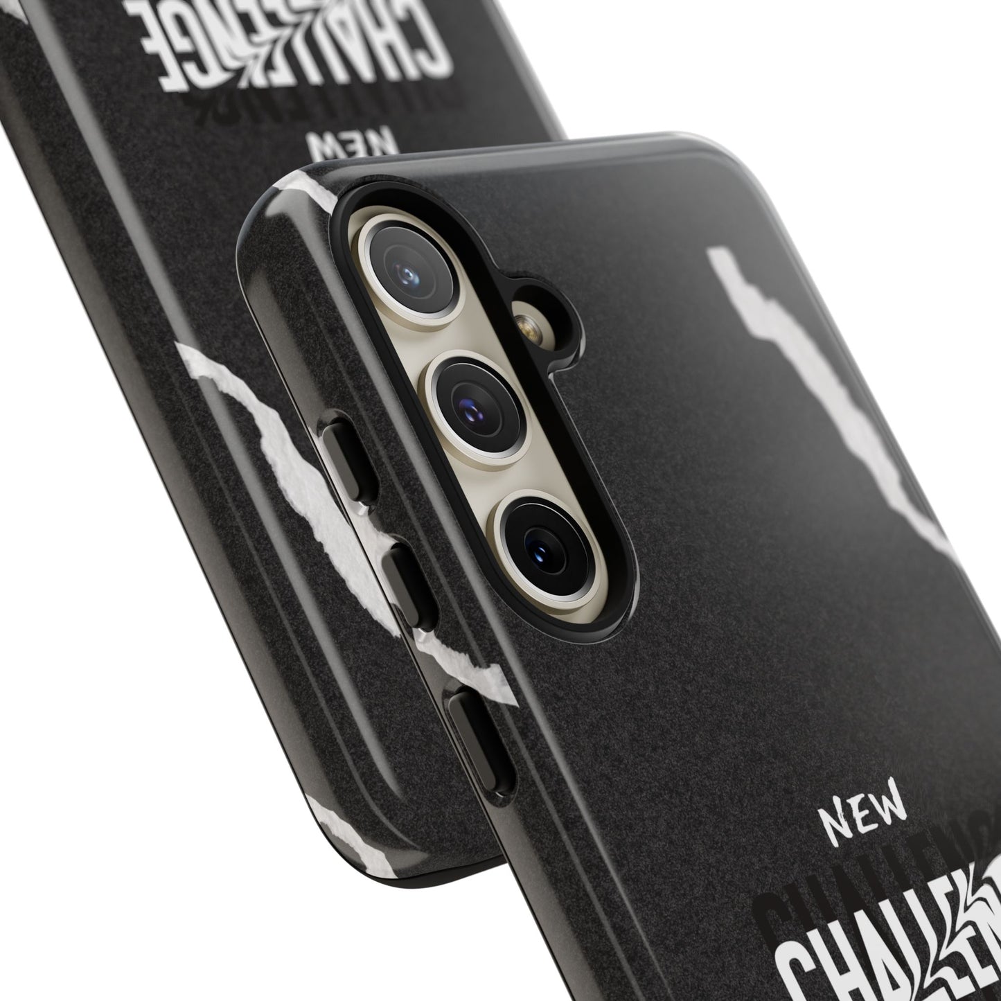 motivational new challenge phone Cases