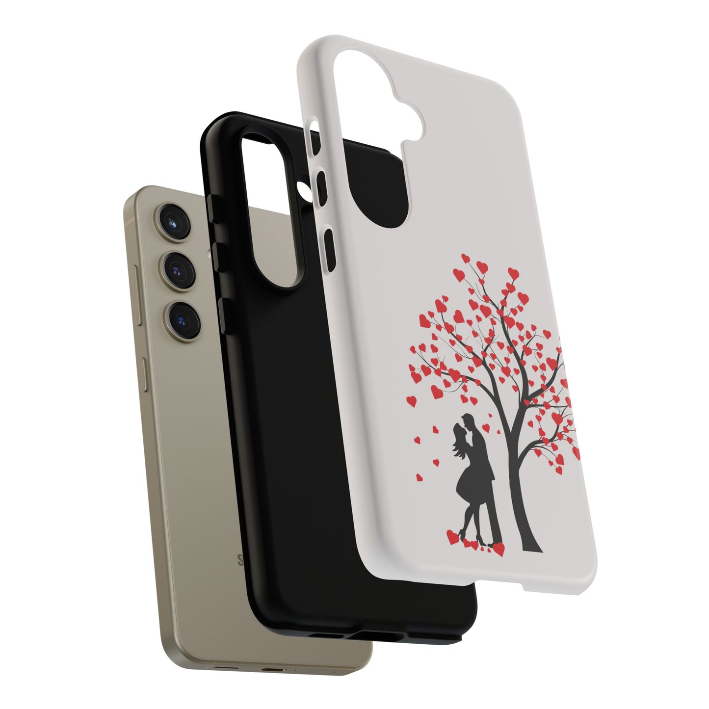 Phone Case - Lover Below in Heart Tree Design