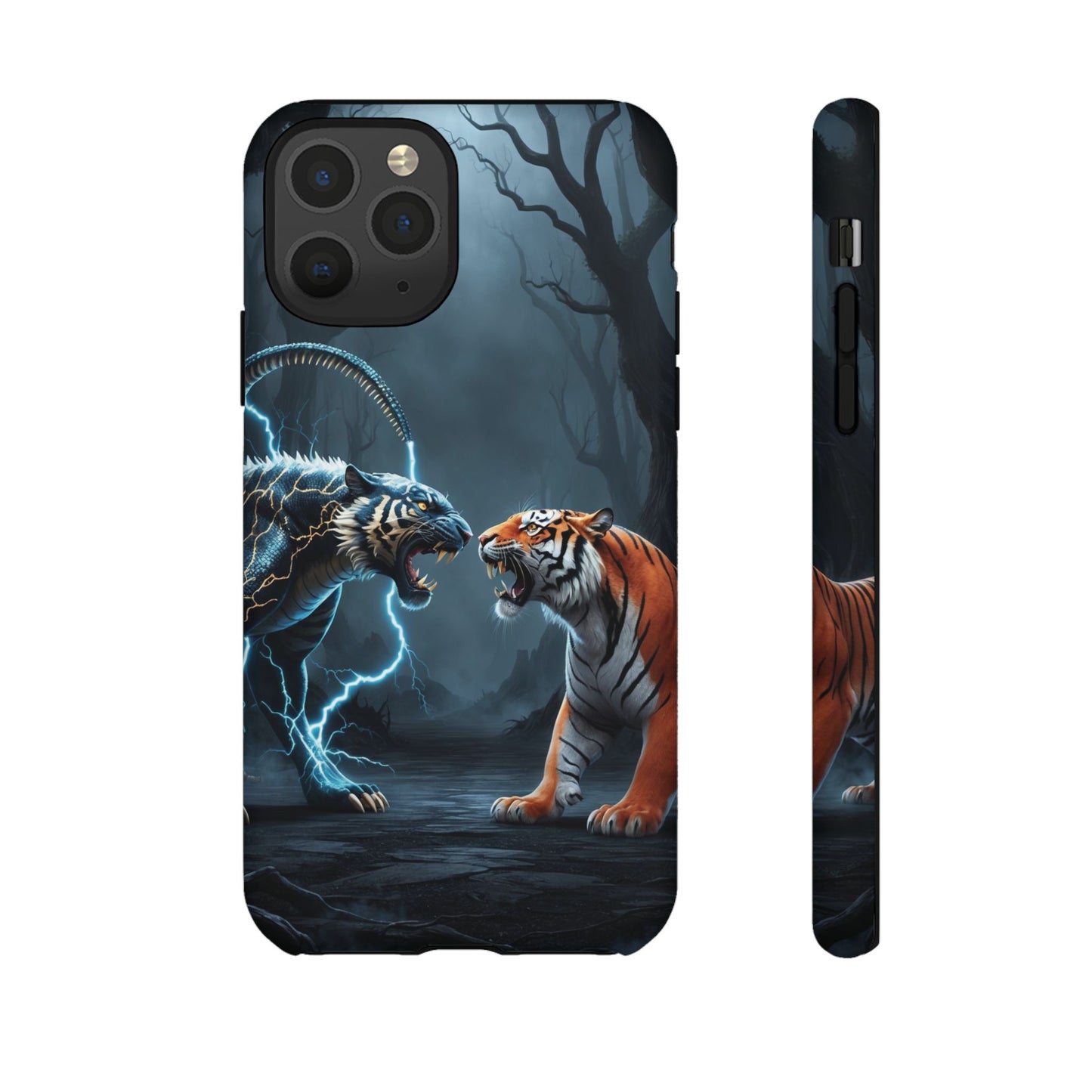 Phone Case - Lion vs Alien Tough Case