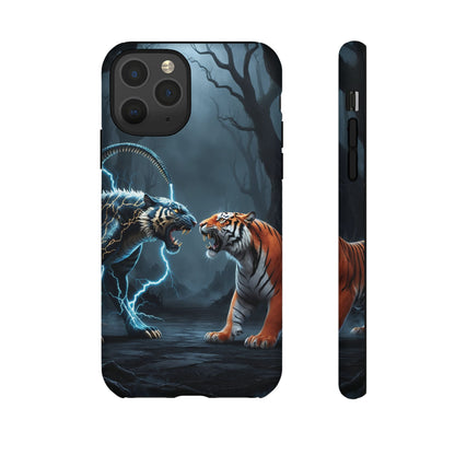 Phone Case - Lion vs Alien Tough Case