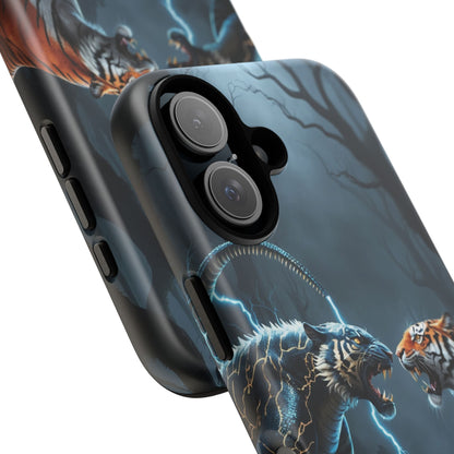 Phone Case - Lion vs Alien Tough Case