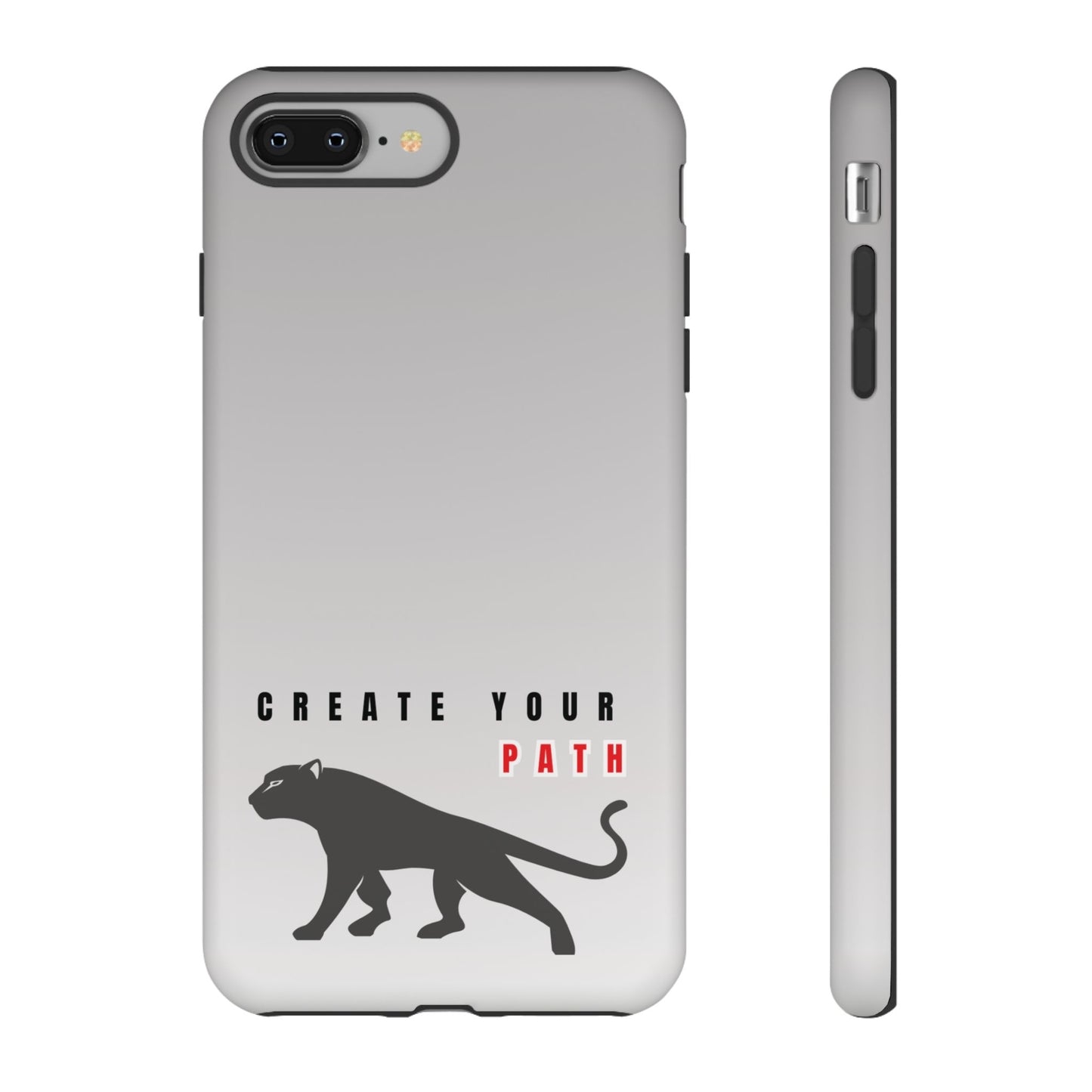 Tough Cases - Create Your Path Black Cat Phone Case