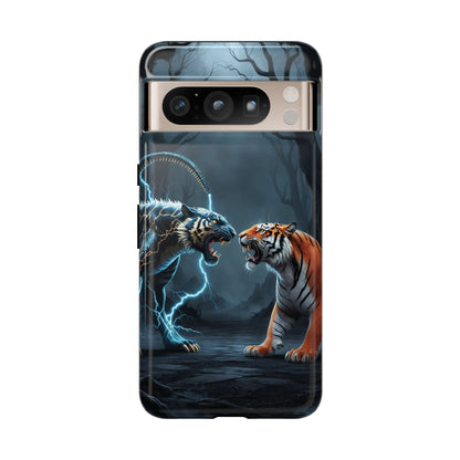 Phone Case - Lion vs Alien Tough Case