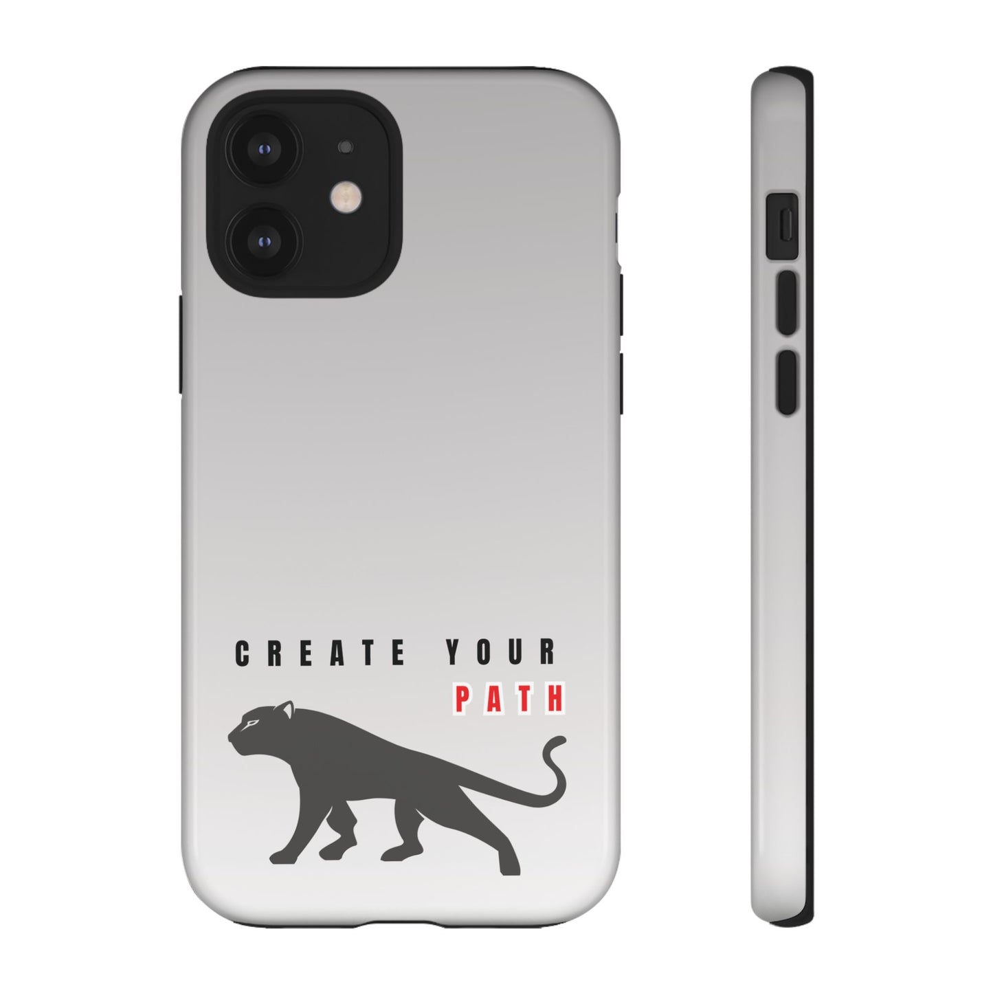 Tough Cases - Create Your Path Black Cat Phone Case