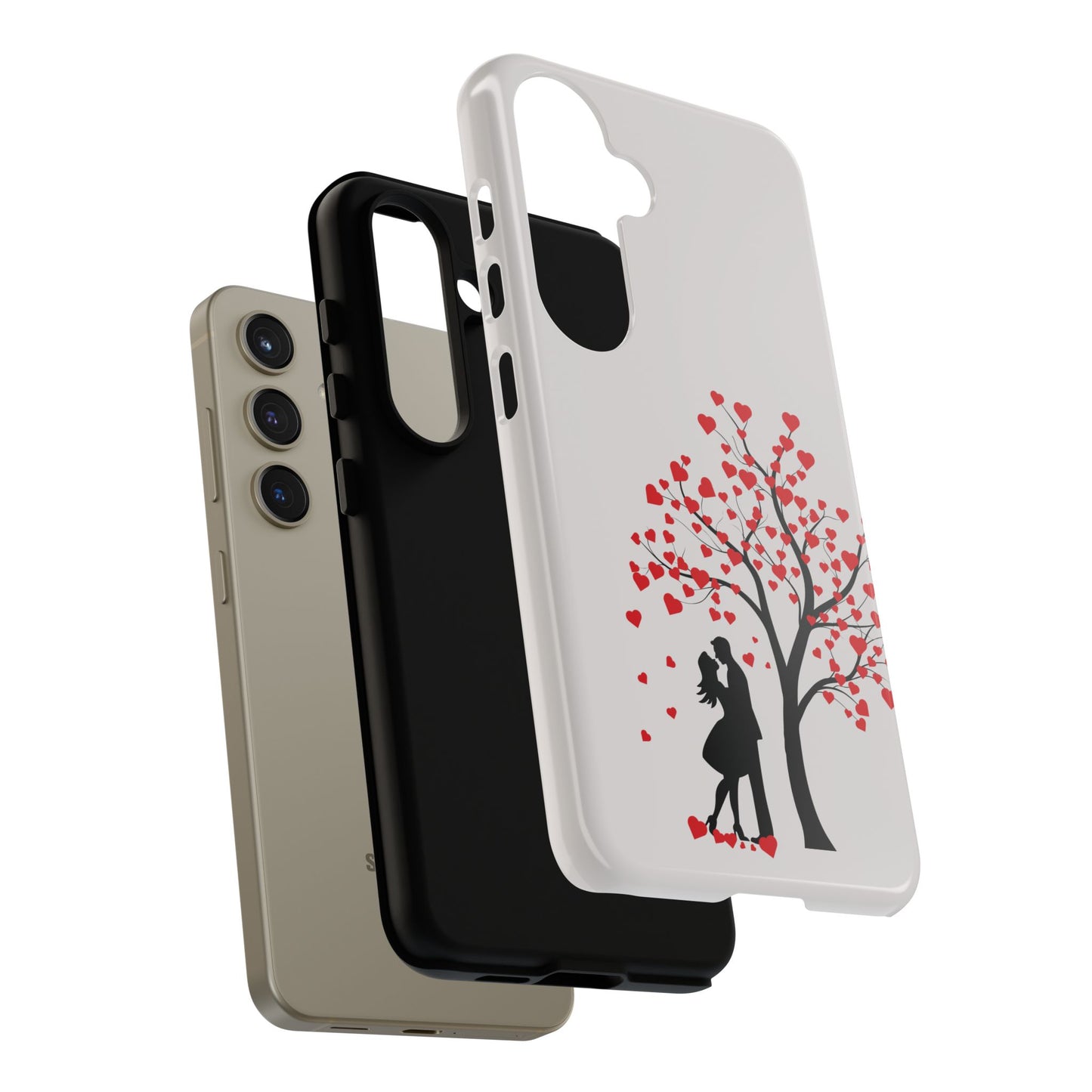 Phone Case - Lover Below in Heart Tree Design