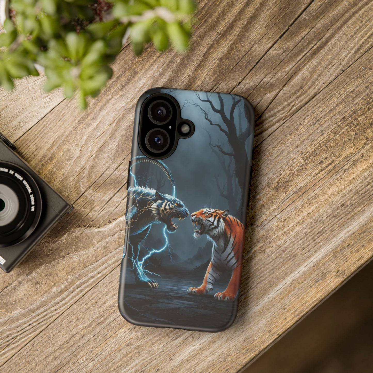 Phone Case - Lion vs Alien Tough Case