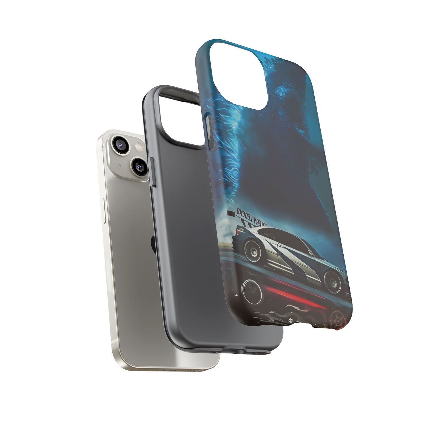 Phone Case - Car and Big Bear Design