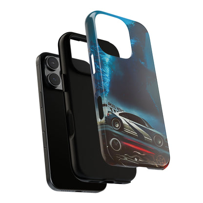 Phone Case - Car and Big Bear Design