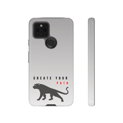 Tough Cases - Create Your Path Black Cat Phone Case