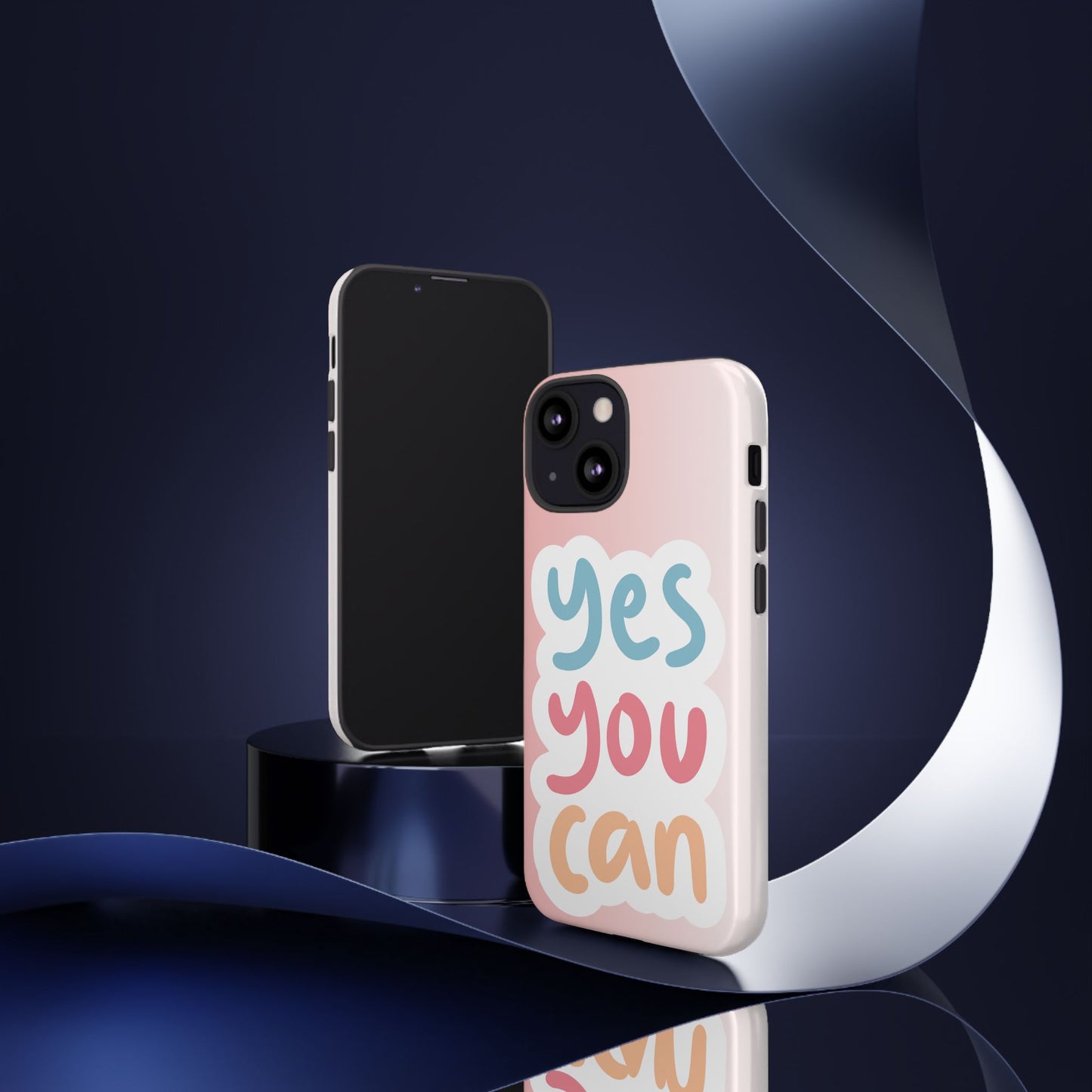 Phone Case - 'Yes You Can' Pink Tough Case