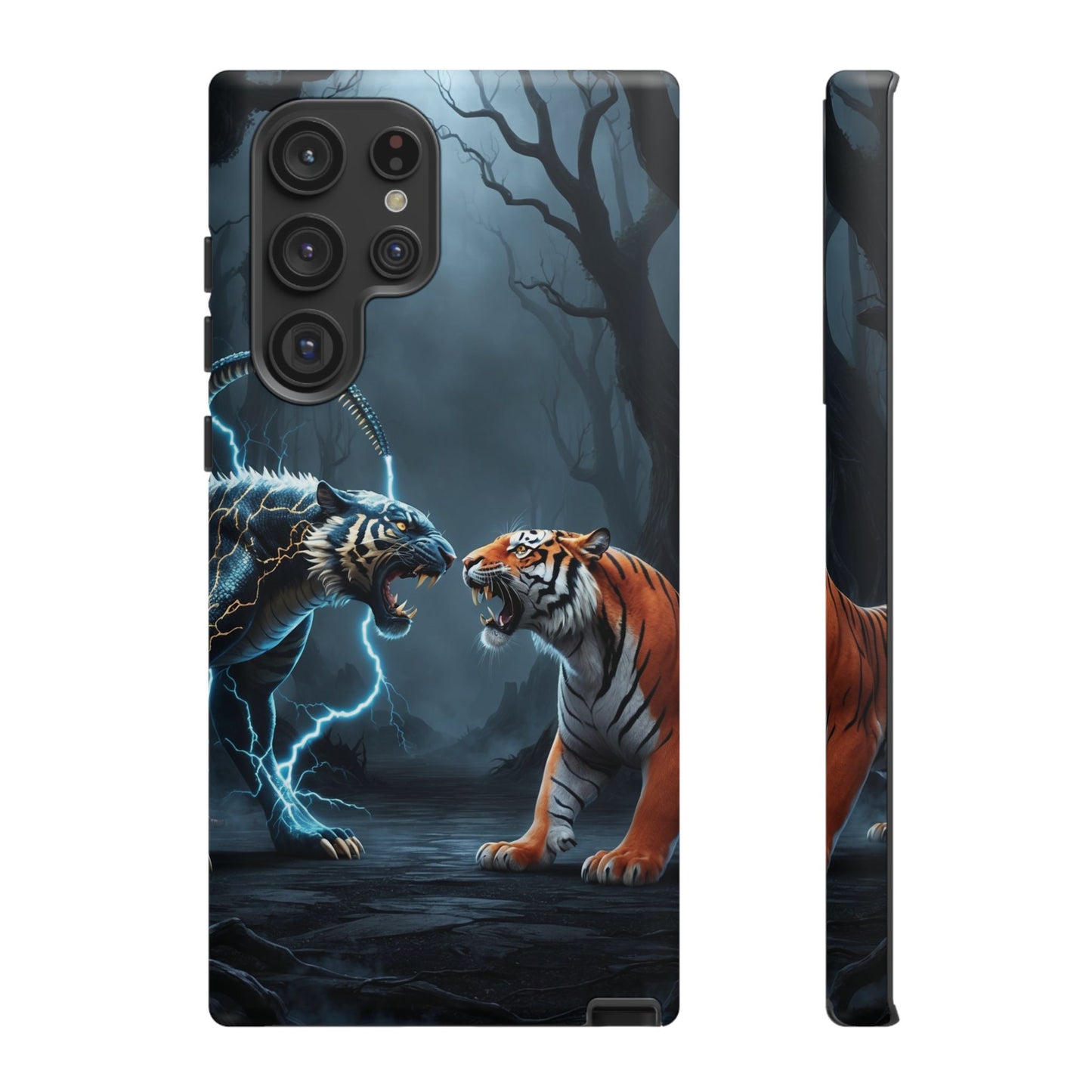 Phone Case - Lion vs Alien Tough Case