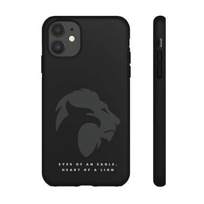 motivational black eagle & lion Tough Cases