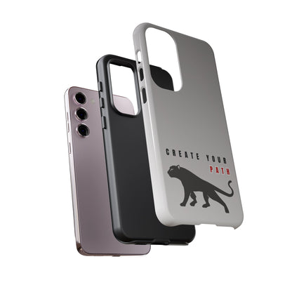 Tough Cases - Create Your Path Black Cat Phone Case