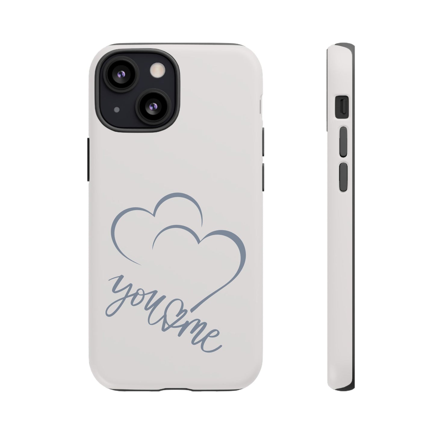 Phone Cases you and me 2 hearts Tough Cases