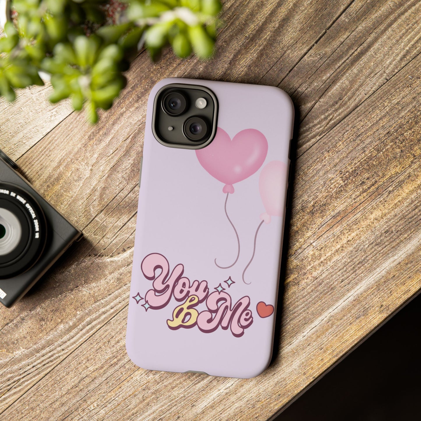 Phone Cases you and me 2 hearts ballon Tough Cases