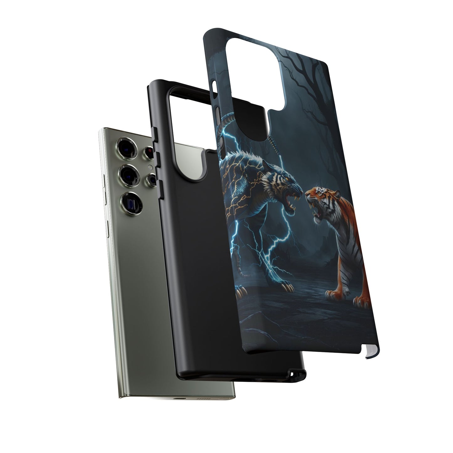 Phone Case - Lion vs Alien Tough Case