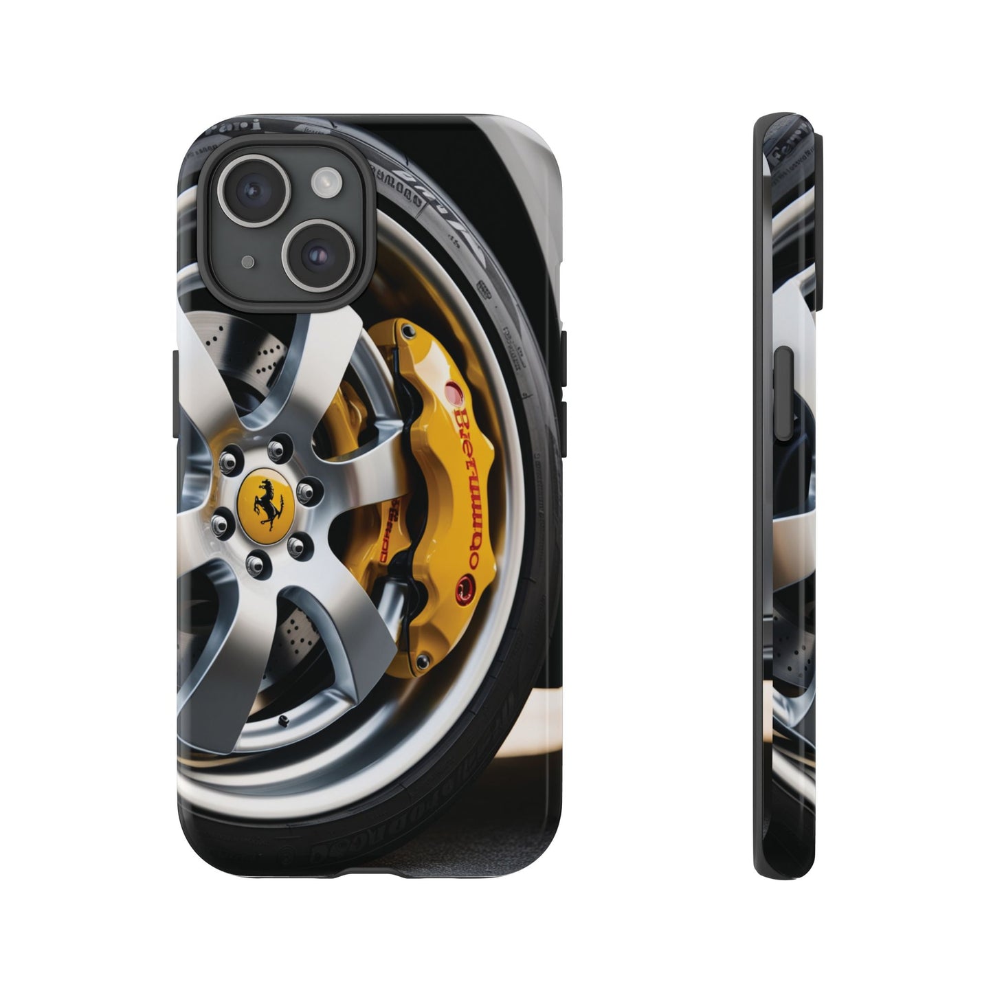 Phone Cases - Ferrari Brake and Wheel Design