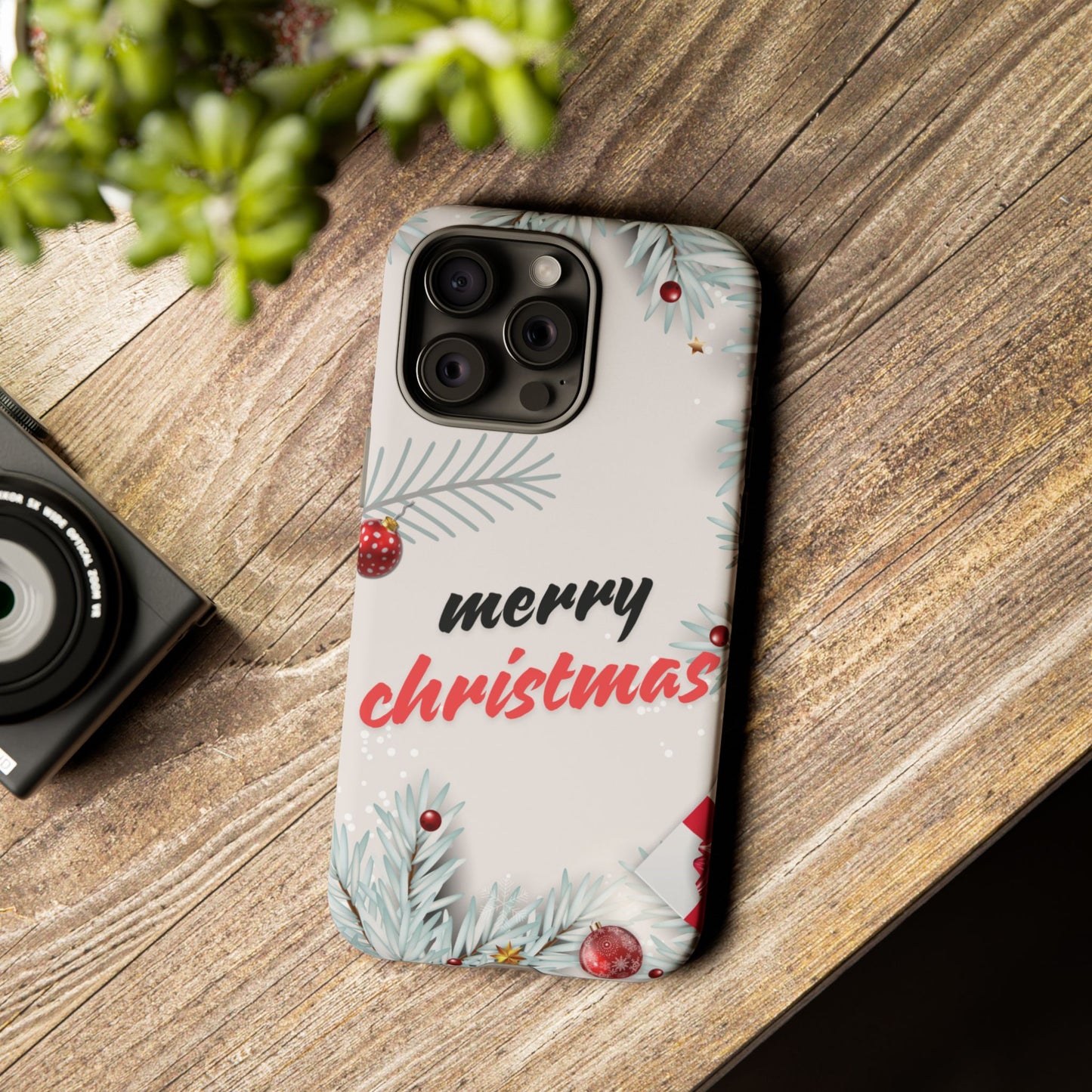 Tough Cases Merry Christmas Phone Case