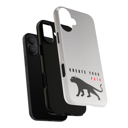 Tough Cases - Create Your Path Black Cat Phone Case