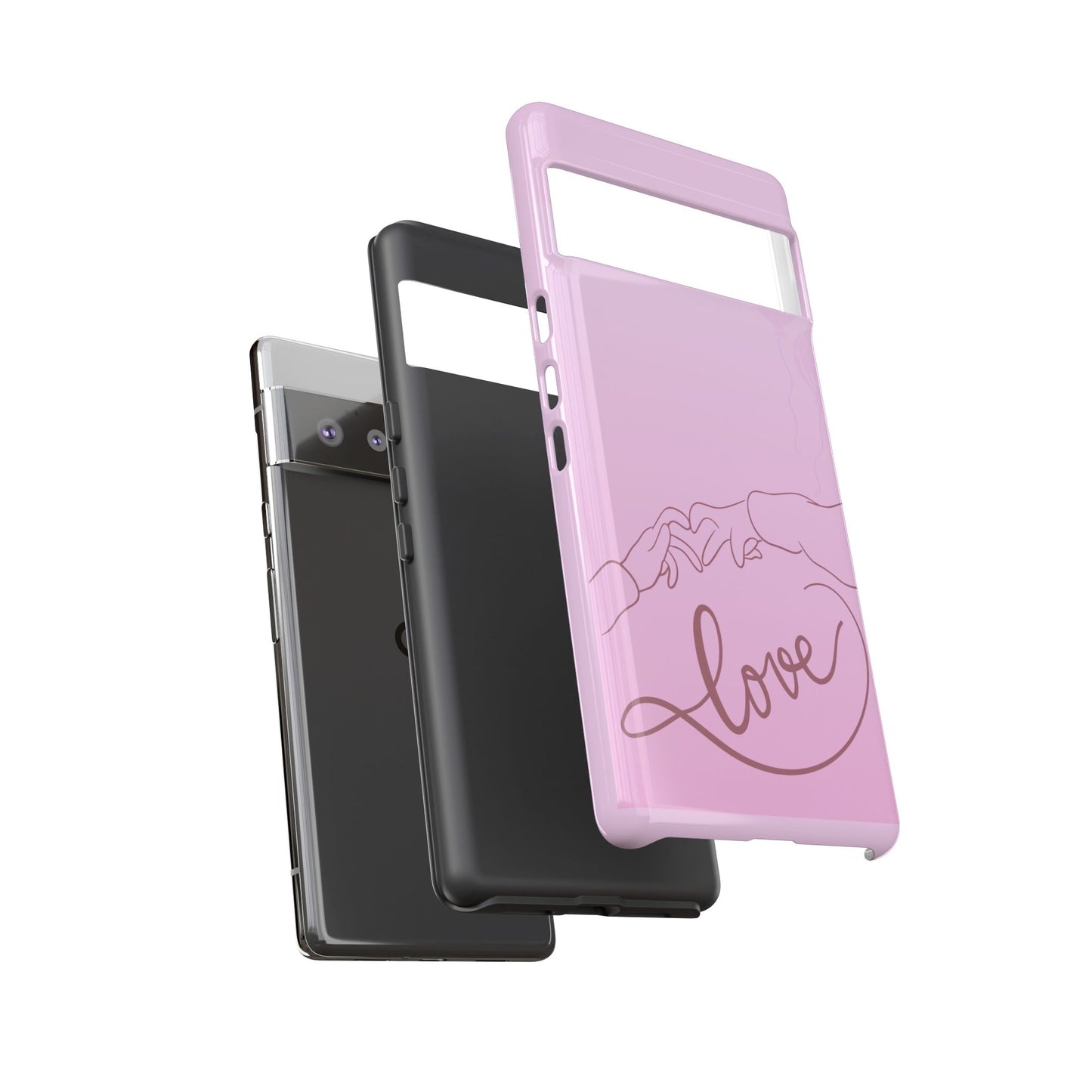 Phone Cases - Love Finger Heart Design