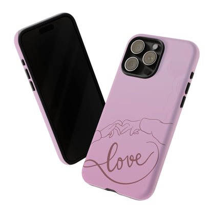 Phone Cases - Love Finger Heart Design