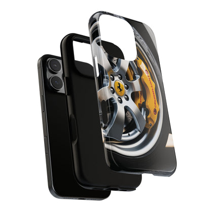 Phone Cases - Ferrari Brake and Wheel Design