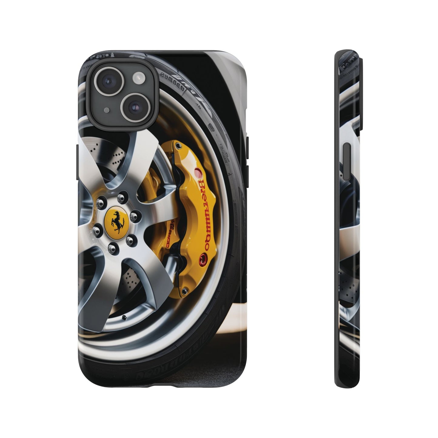 Phone Cases - Ferrari Brake and Wheel Design