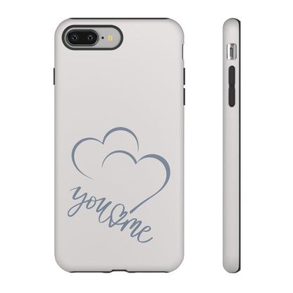 Phone Cases you and me 2 hearts Tough Cases