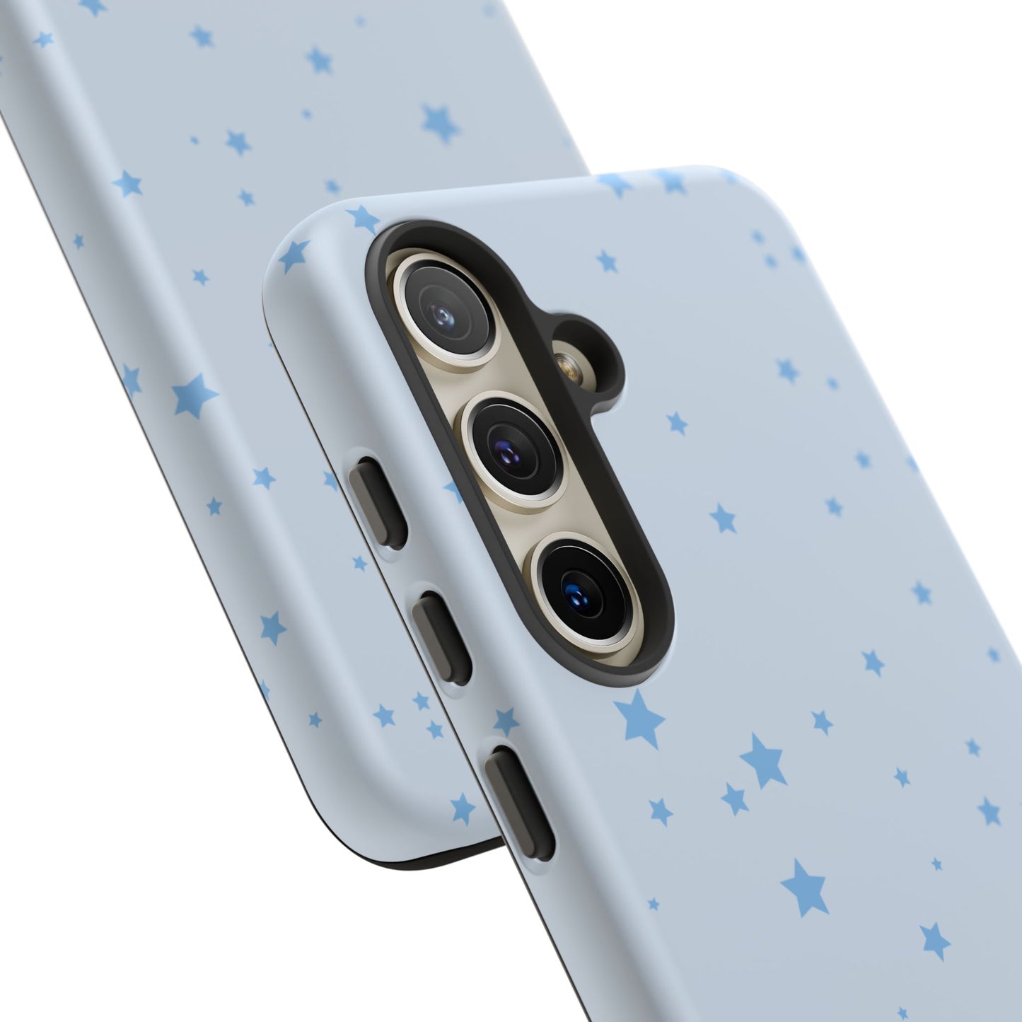 Phone Case - Blue Star in Light Blue Background Design