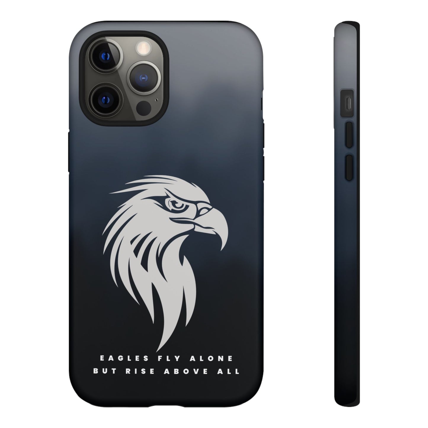 Phone Case Eagles Fly Alone Quote